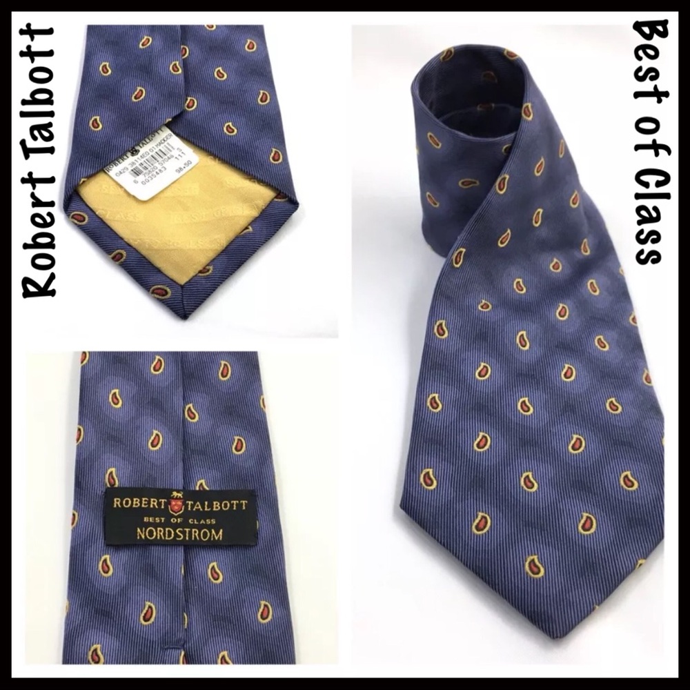 ❌SOLD❌ 🆕 Robert Talbott Best of Class Tie Paisley - Picture 2 of 8